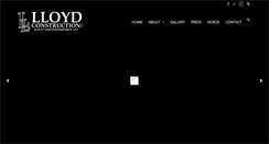 Desktop Screenshot of lloydconstructioninc.com
