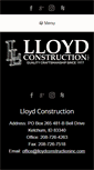 Mobile Screenshot of lloydconstructioninc.com